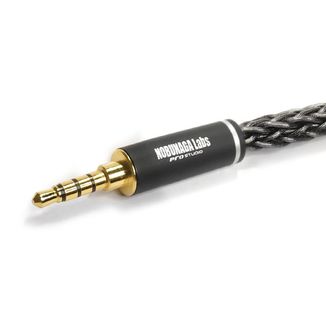 ノブナガラボ ヘッドホンリケーブル(1.2m)【3.5mm4極バランス⇔4.4mm5極バランス】景虎 鎧(かげとら がい) NLC-KTR-GAI返品種別A_1