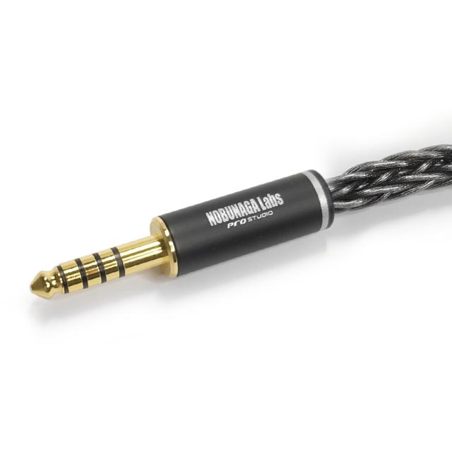 ノブナガラボ ヘッドホンリケーブル(1.2m)【3.5mm4極バランス⇔4.4mm5極バランス】景虎 鎧(かげとら がい) NLC-KTR-GAI返品種別A_2