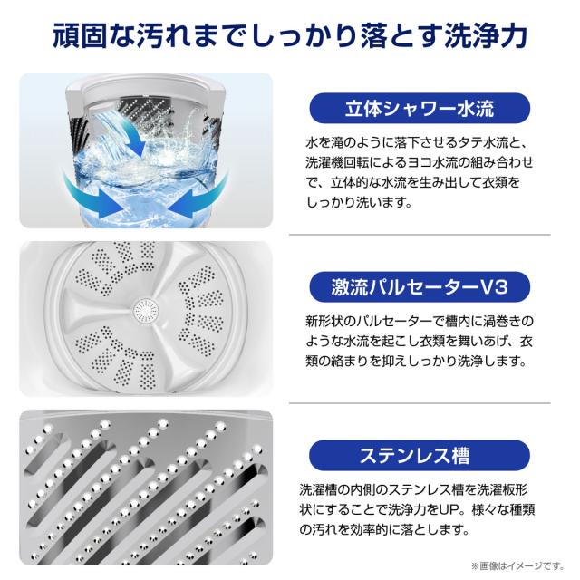 ハイセンス HW-DG80J 8.0kg 全自動洗濯機Hisense[HWDG80J] 返品種別A