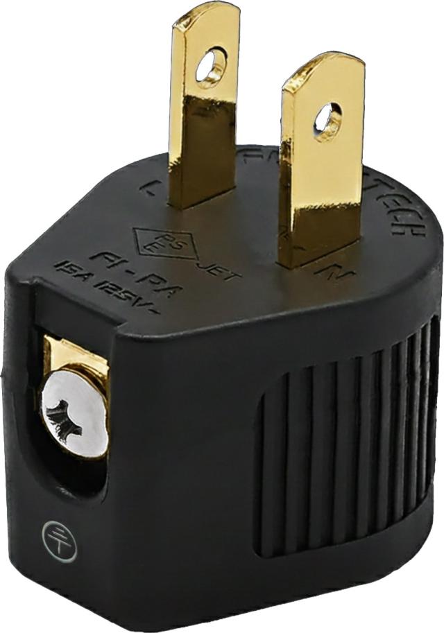 フルテック FI-PA-NCF-G NCF素材採用3P-2P変換ACアダプタ（金メッキモデル）《FI-PA NCF (G)》FURUTECH[FIPANCFG] 返品種別A
