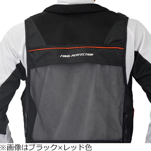 エクセル FP-5180/BKRD/3L 鮎ベスト 3Lサイズ（ブラック×レッド）FINAL PERFECTION[FP5180BKRD3L] 返品種別A