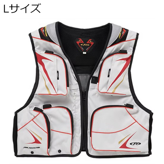 エクセル FP-5180/GYRD/L 鮎ベスト Lサイズ（グレー×レッド）FINAL PERFECTION[FP5180GYRDL] 返品種別A 4,963円