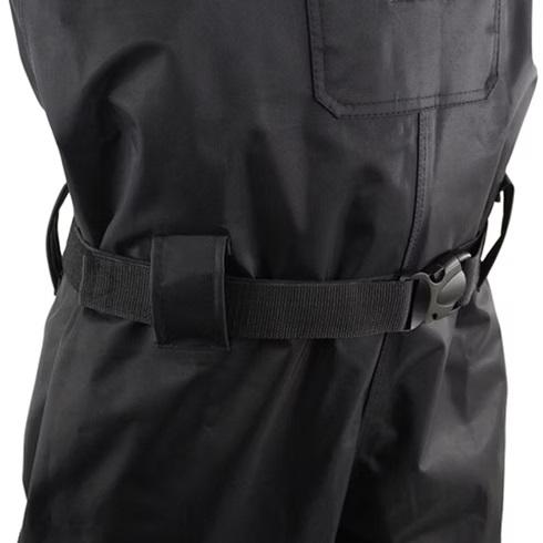 エクセル チェストハイウェダー 420D フェルトピン Lサイズ/25.5〜26.0cm（ブラック） OHJI OH-004P/L/ブラツク返品種別A