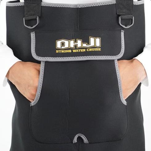 エクセル クロロプレーンウェダー フェルト/中丸 4Lサイズ/28.0〜29.0cm（ブラック） OHJI OH-006F/4L/ブラツク返品種別A