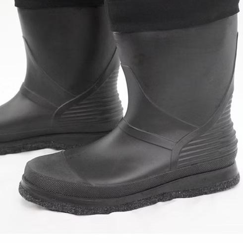 エクセル クロロプレーンウェダー フェルトピン/中丸 Mサイズ/25.0〜25.5cm（ブラック） OHJI OH-006P/M/ブラツク返品種別A