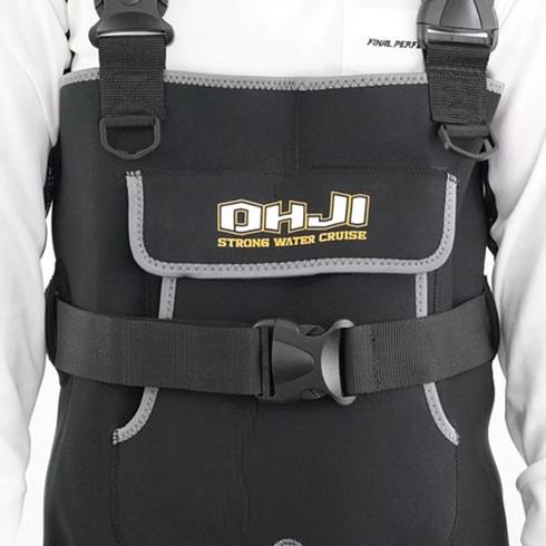 エクセル クロロプレーンウェダー フェルトピン/中丸 4Lサイズ/28.0〜29.0cm（ブラック） OHJI OH-006P/4L/ブラツク返品種別A