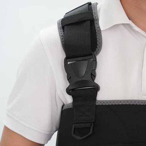 エクセル OH-006R/M/ブラツク クロロプレーンウェダー ラジアル/中丸 Mサイズ/25.0〜25.5cm（ブラック）OHJI[OH006RMブラツク] 返品種別A