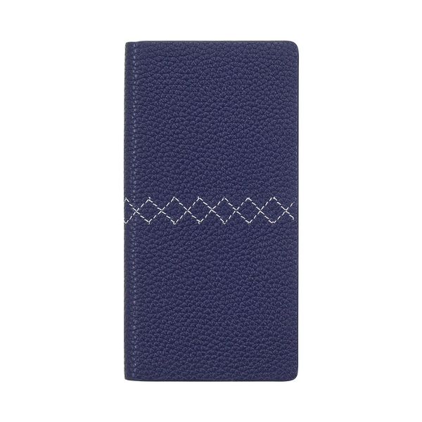 Eblouir（エブルイ） EB9894I7 iPhone SE3/SE2/8/7用 手帳型ケース Zigzag Diary（ネイビー）[EB9894I7] 返品種別A