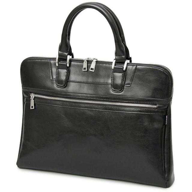 REGiSTA(レジスタ) BF018610-1A-2A REGiSTA Split Leather Briefcase（BLACK）[BF0186101A2A] 返品種別A