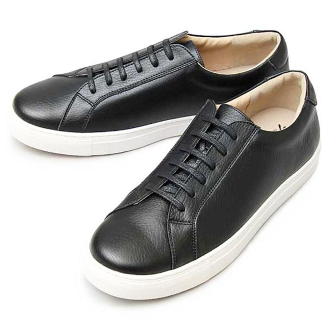 glabella(グラベラ) BF021750-1A-2A glabella Split Leather Sneakers（BLACK Sサイズ(25.0-25.5cm)）[BF0217501A2A] 返品種別A