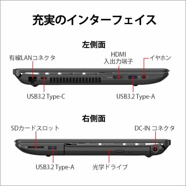 富士通 FMVA77H2B 15.6型ノートパソコン FMV LIFEBOOK AH77/H2（Core