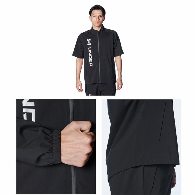アンダーアーマー UA ストーム パッカブル レインスーツ（Black/Silver