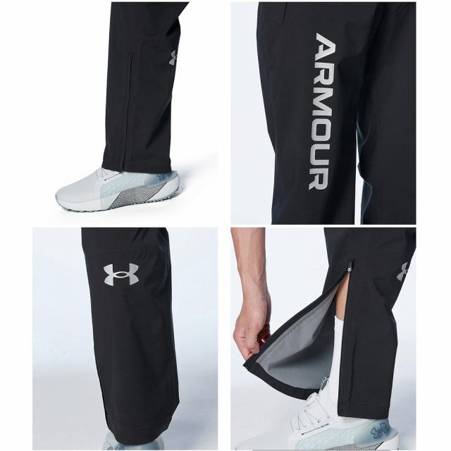アンダーアーマー UA ストーム パッカブル レインスーツ（Black/Silver