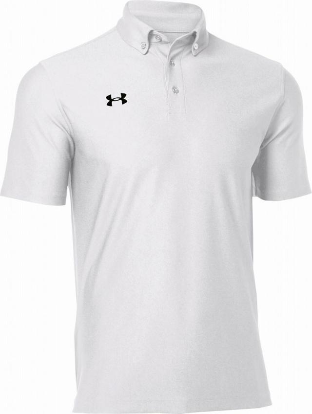アンダーアーマー UAチーム アーマー ポロ ボタンダウン （White/Black・サイズ：LG） UNDER ARMOUR DOM-1384777-100-LG返品種別A