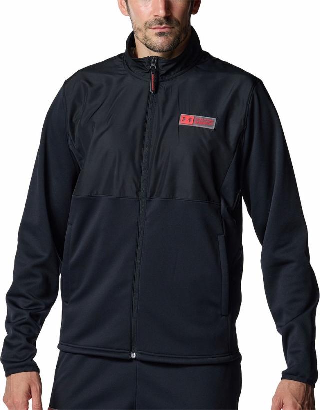 アンダーアーマー メンズ UAアーマーフリース マックス ジャケット（Black・サイズ：M） UNDER ARMOUR DOM-6007734-001-MD返品種別A