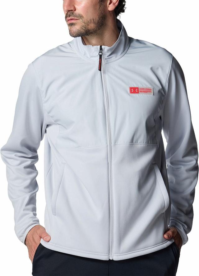 アンダーアーマー メンズ UAアーマーフリース マックス ジャケット（Halo Gray・サイズ：L） UNDER ARMOUR DOM-6007734-014-LG返品種別A
