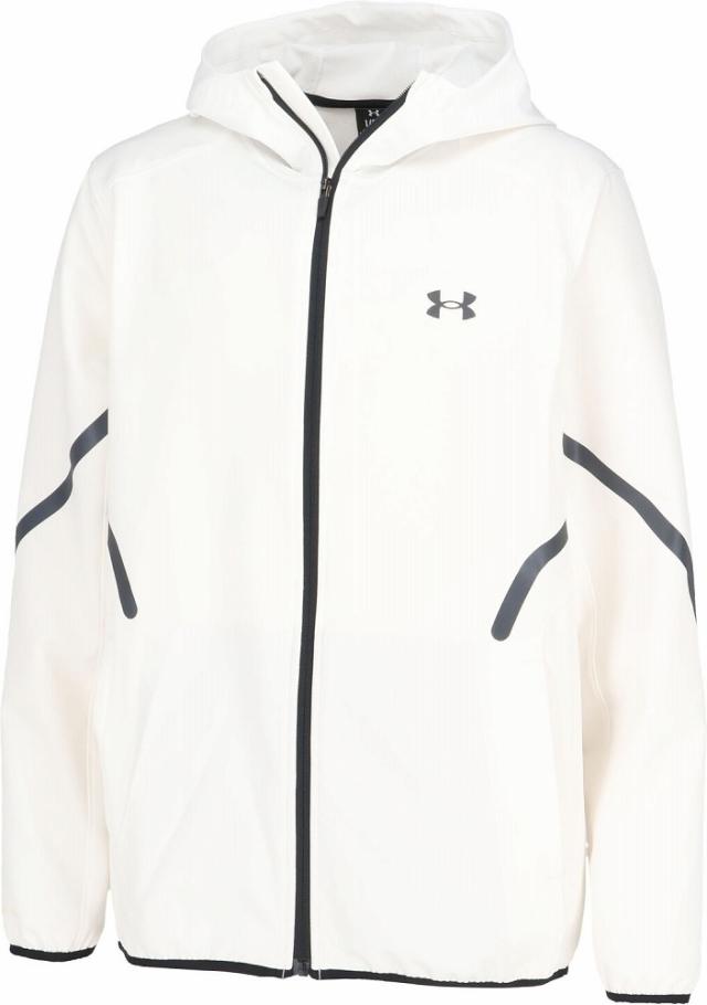 アンダーアーマー メンズ UAブラッシュドウーブン リフレクト ジャケット（White・サイズ：3XL） DOM-6007741-100-3XL返品種別A