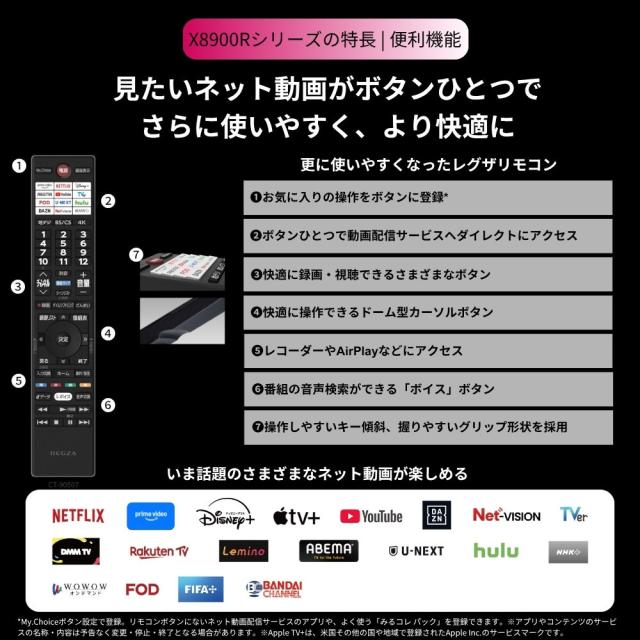 REGZA（レグザ） 77X8900R 77V型 有機ELテレビ［BS・CS 4Kチューナー内蔵］REGZA　X8 series X8900R[77X8900R] 返品種別A_13