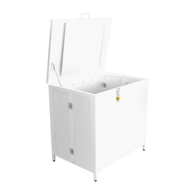 Pure＆Haus SH-1 屋外ゴミ収納ボックス(ホワイト) 容量160L[SH1ホウコウ] 返品種別B