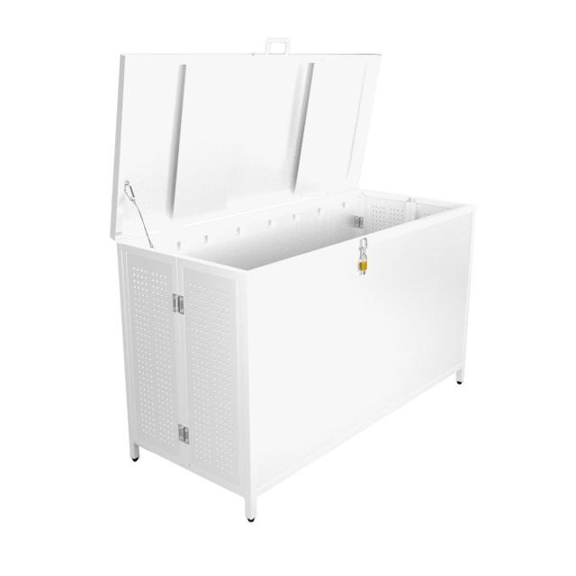 Pure＆Haus SH-3-V-W 屋外ゴミ収納ボックス(ホワイト) 容量280L[SH3VWホウコウ] 返品種別B
