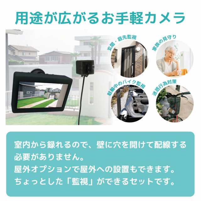 ブロードウォッチ SEC-WIN-4L 防犯カメラBROADWATCH 【貼るor