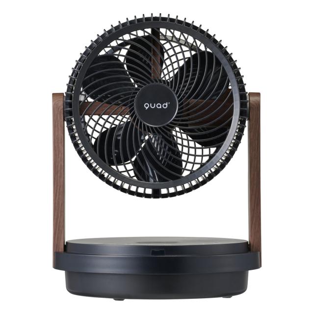 クワッズ 【扇風機】DCモーター搭載 サーキュレーター（ブラックウッド） QS507BW返品種別A