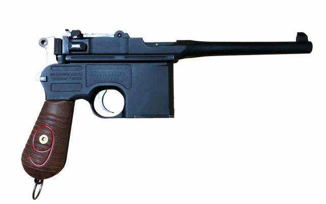 A！ CTION Mauser C96 Red9 マットブラックモデルガン 返品種別Bの通販