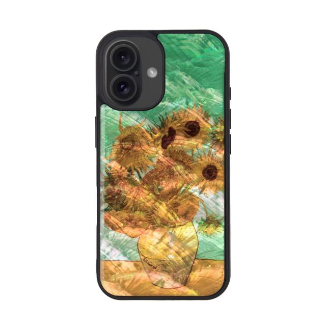 ikins（アイキンス） I28114I17 iPhone 17用 天然貝ケース（ひまわり）[I28114I17] 返品種別A