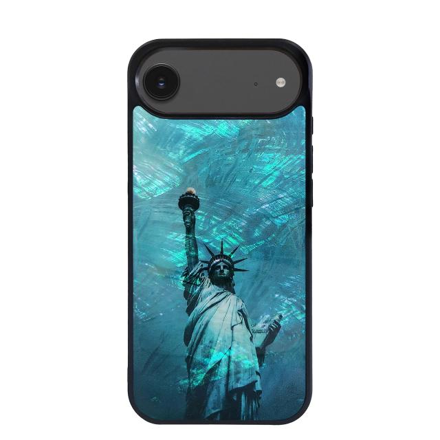 ikins（アイキンス） I28132I17A iPhone Air用  天然貝ケース（自由の女神）[I28132I17A] 返品種別A