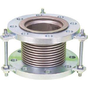 南国フレキ産業 NK7300-100-150 排気ガス生産ライン用伸縮管あと取り 5KフランジSS400 100A×150L[NK7300100150] 返品カテゴリー化B