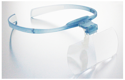 エリカオプチカル HAWK EYE（ヘッドルーペ）【1.6倍】（ブルーマット） HAWKEYE-ブル-X1.6返品種別A