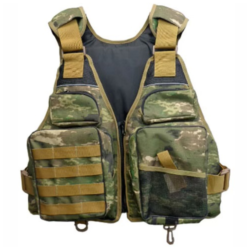 エクセル カモ ゲームフローティングベスト フリーサイズ（グリーンカモ） Celacanz ライフジャケット NF-2290/GR.CAMO返品種別A