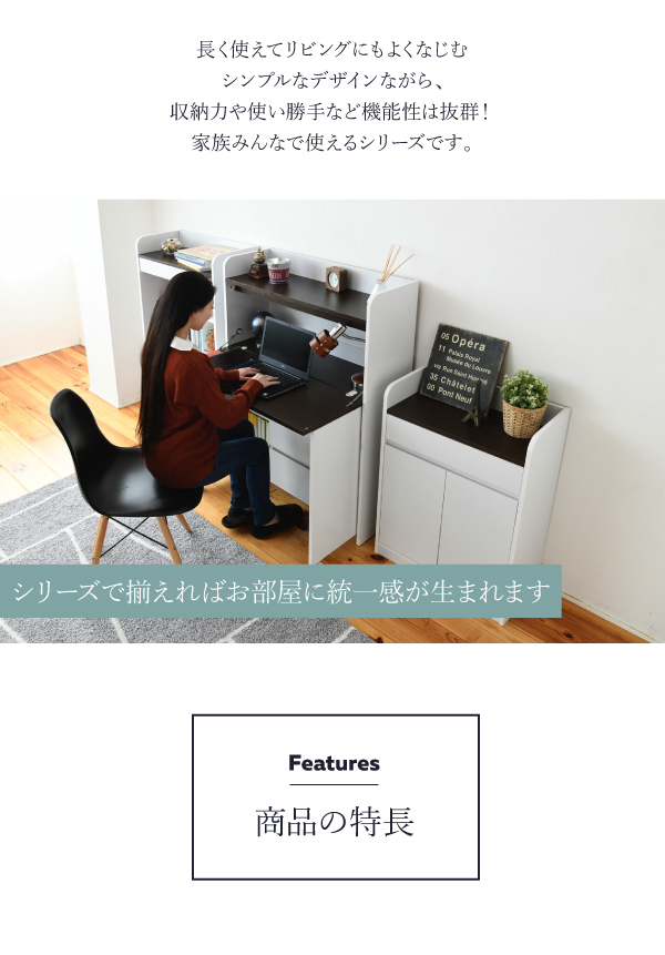 JK-PLAN(ジェイケイ・プラン) FWD-0009-WHDB 薄型リビングジュニアマルチ収納ラック(ホワイト/ダークブラウン)[FWD0009WHDB] 返品種別A_5