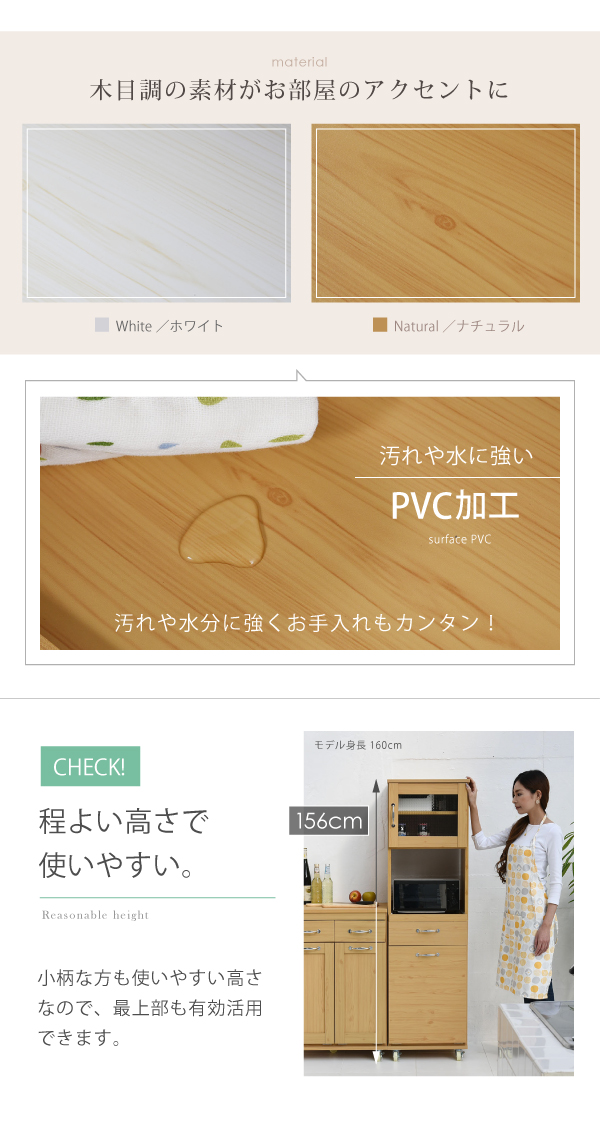 JK-PLAN(ジェイケイ・プラン) スリムキッチンラックペールワゴンタイプ(ホワイト) リュッカランド(Lycka land) FLL-0070-WH返品種別A_13