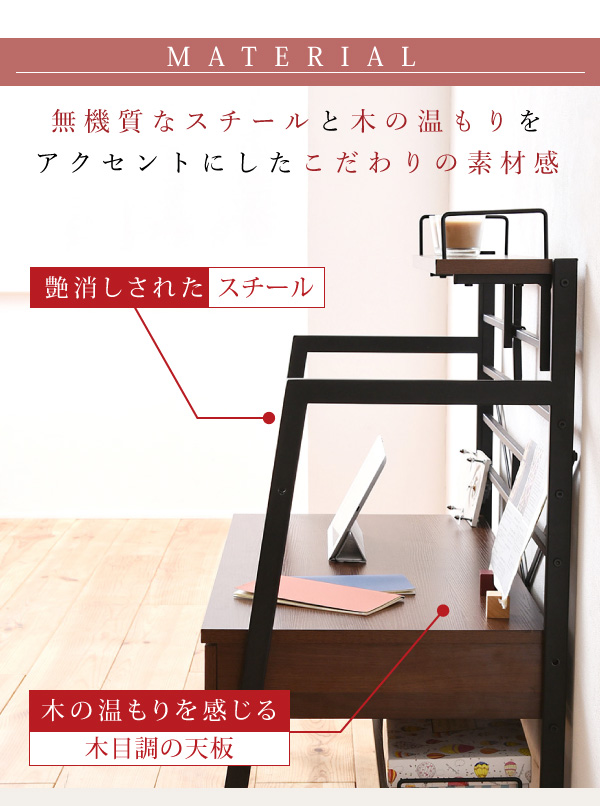 JK-PLAN(ジェイケイ・プラン) KKS-0015-BR 2WAYパソコンデスク(ブラウン)[KKS0015BR] 返品種別A_7