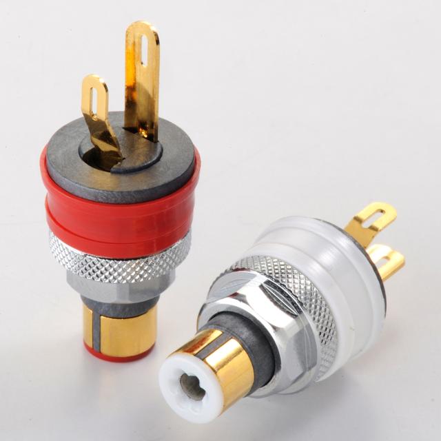 フルテック FT903(G) ハイエンドグレードRCAプラグソケットFURUTECH メス（2個）[FT903G] 返品種別A