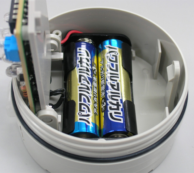 日惠製作所 VL07B-003AR LED回転灯 ニコUFO 赤NIKKEI NICO UFO 電池式