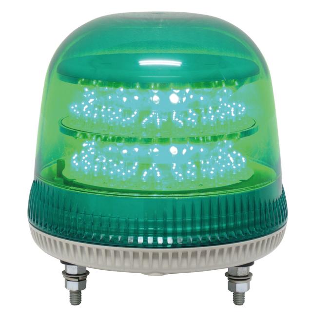 日惠製作所 VL17M-100APG LED回転灯　ニコモア　緑NIKKEI　NICO MORE[VL17M100APG] 返品種別A