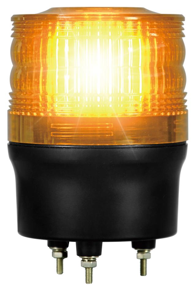 日惠製作所 VK09R-D48KY LED回転灯　ニコトーチ・90（黄・高輝度）NIKKEI　NICO TORCH 90[VK09RD48KY] 返品種別A