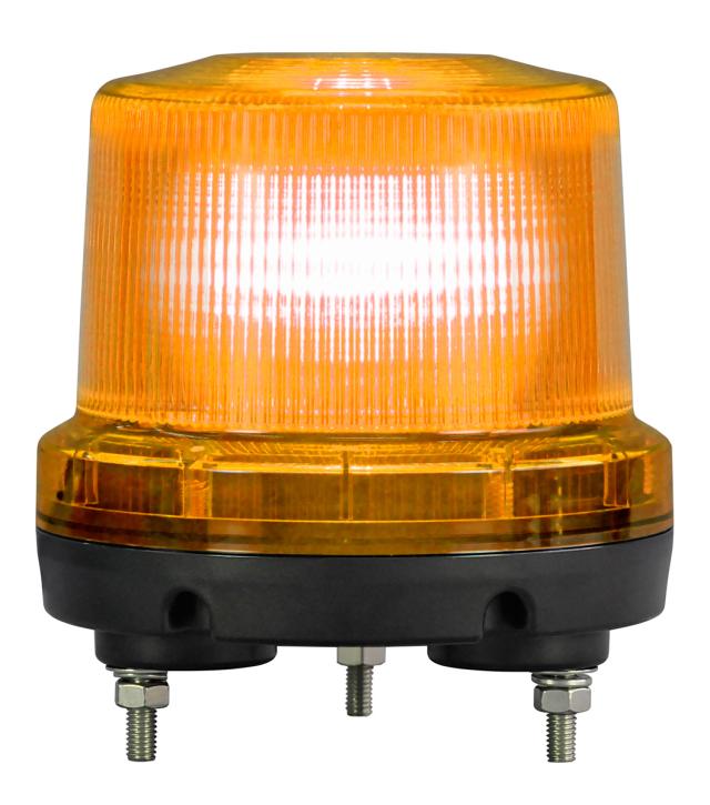 日惠製作所 VK16R-200WY LED回転灯　ニコトーチ・160（黄・高輝度）NIKKEI　NICO TORCH 160[VK16R200WY] 返品種別A