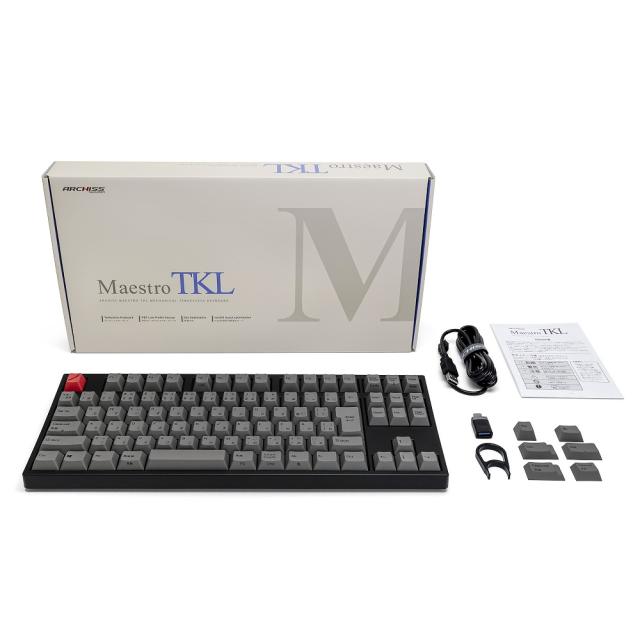 ARCHISS（アーキス） メカニカルテンキーレスキーボード 日本語JIS配列 CHERRY MX クリア軸 91キー AS-KBM91/TCGBA返品種別A_2