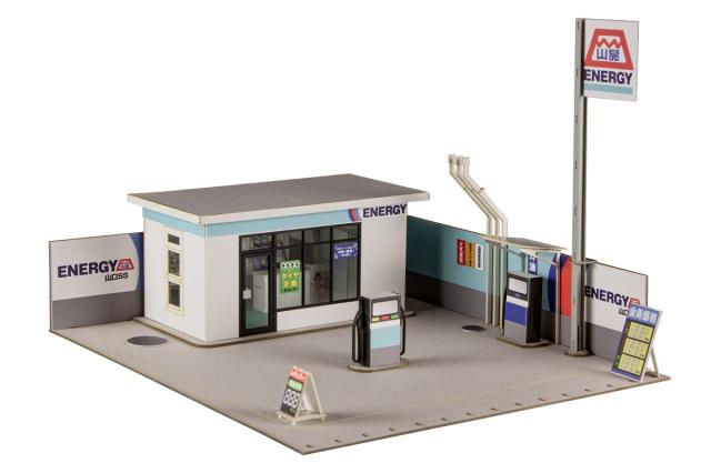 PLUM 1/64 町のガソリンスタンド[山晃石油] ペーパーキット
