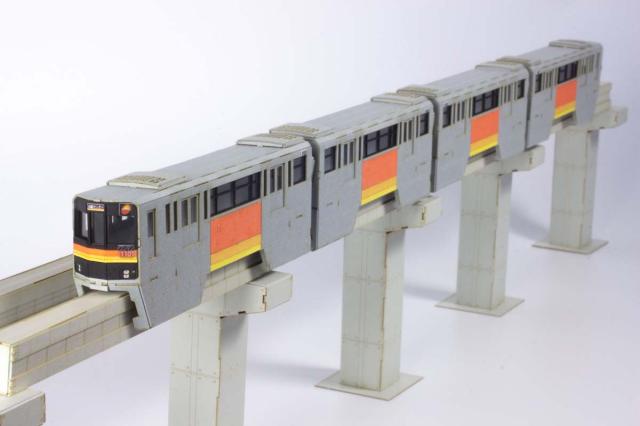 PLUM (N) MS092 多摩都市モノレール 1000系 ペーパーキット（4両セット） PLUM MS092 タマトシモノレール 1000ケイ 4R返品種別B