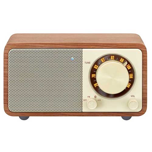 サンジーン WR-301-CHERRY FMラジオ・Bluetoothスピーカー（チェリー）【FM専用】Sangean[WR301CHERRY] 返品種別A