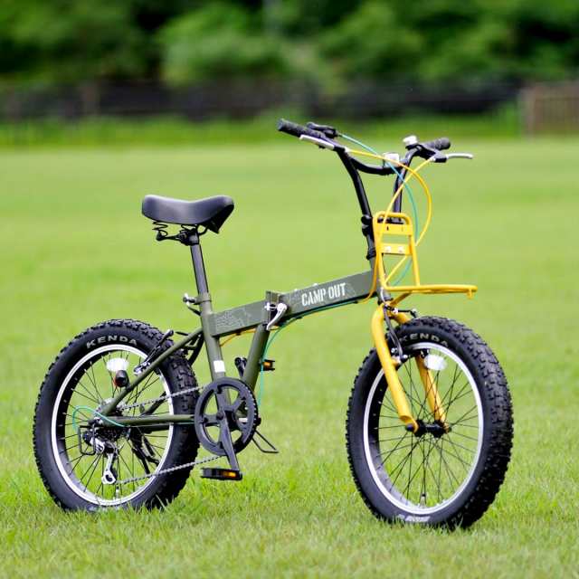 キャプテンスタッグ 折りたたみ自転車 20インチ（キャンプアウト