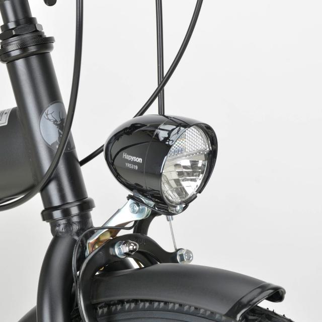 キャプテンスタッグ 折りたたみ自転車 20インチ（マットブラック 