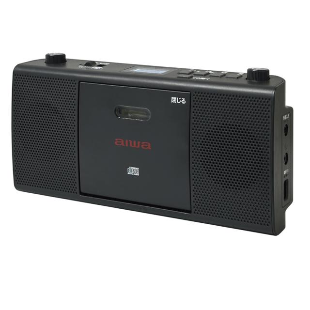 アイワ GAA4-RCD0001-BK CDラジオ（ブラック）aiwa audio -G RCD1[GAA4RCD0001BK] 返品種別A_1