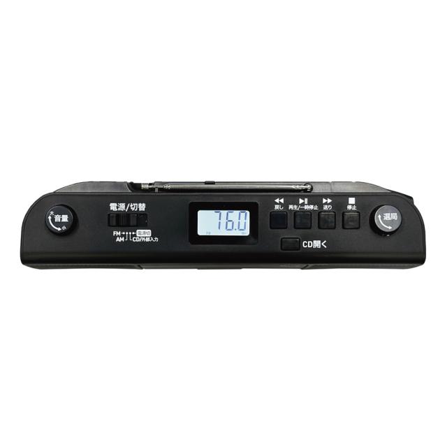 アイワ GAA4-RCD0001-BK CDラジオ（ブラック）aiwa audio -G RCD1[GAA4RCD0001BK] 返品種別A_4