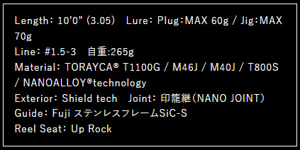 アピア グランデージ アトラス ブルーランナー 100MH 10.0ft 2ピース スピニング GRANDAGE ATLAS BLUE RUNNER 100MH返品種別A