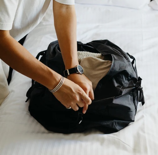 5050WORKSHOP TR034-5WS-4334 PACKABLE BOSTON BAG（ブラック